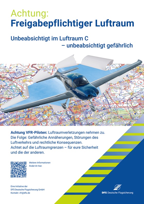 Plakat Luftraumverletzungen